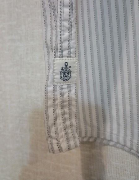 Nice Men's Nautica Jeans Co. Button Front Short Sleeved with Graphics - Picture 5 of 7